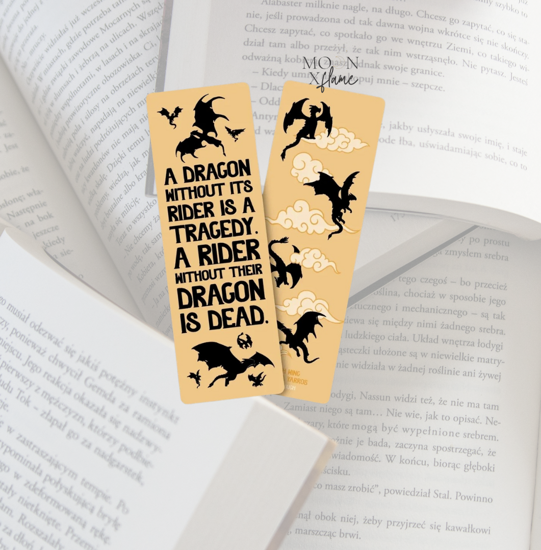 Dragon Rider Tragedy Bookmark