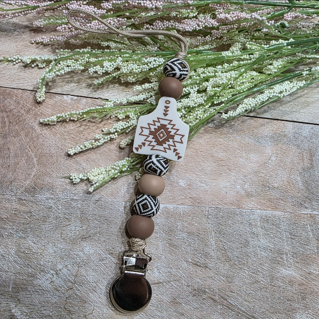 Saddle & Stone Pacifier Clip
