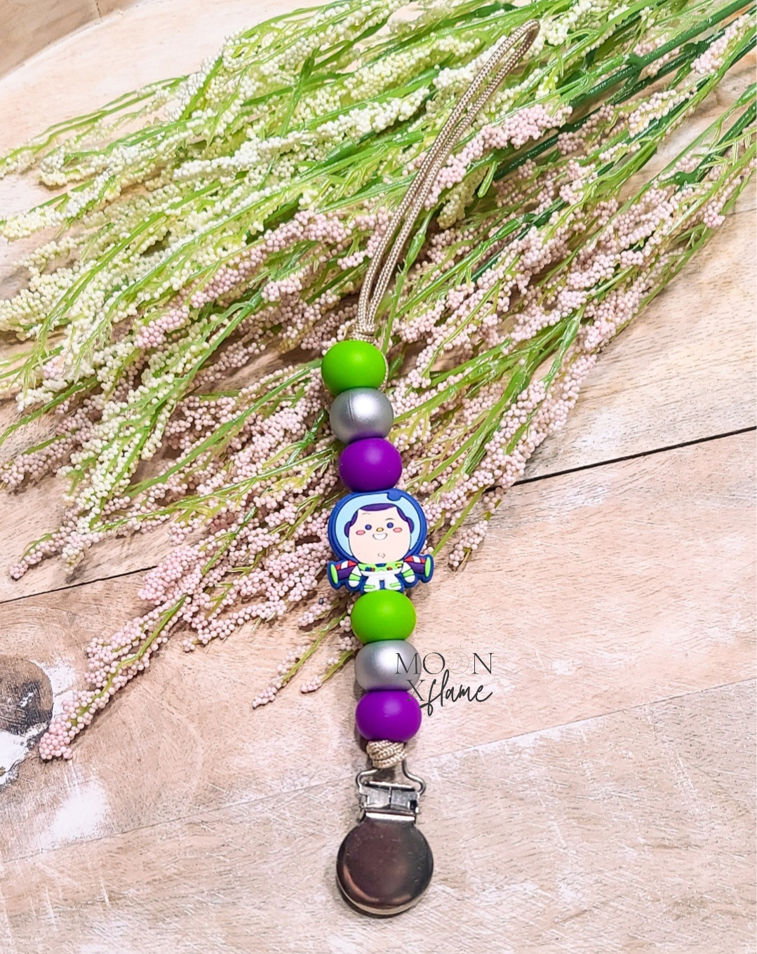 Space Ranger Pacifier Clip