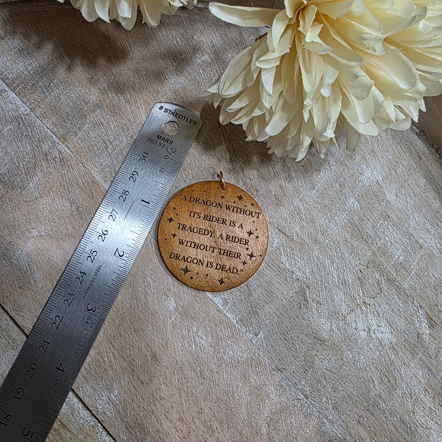 Infinite Wooden Tag (Clasp needs to be added)