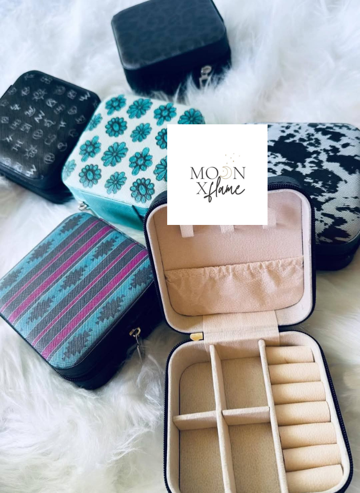 Cowhide Jewelry Box