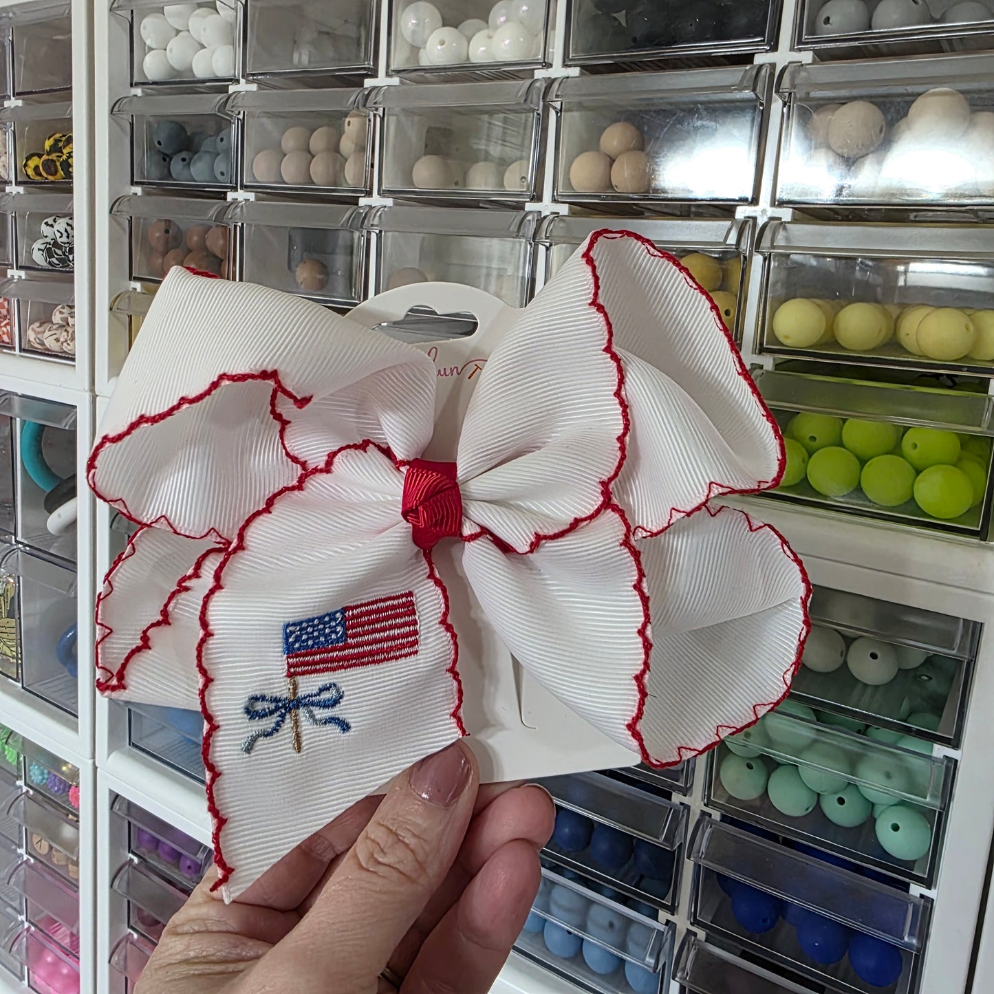 American Flag Bow