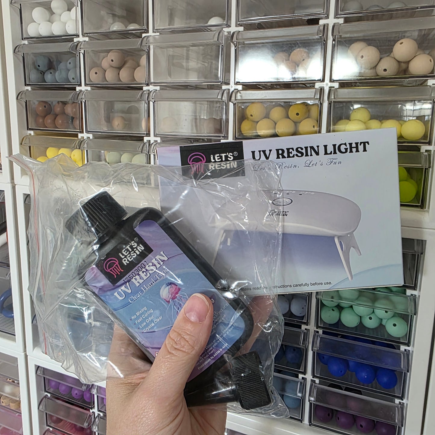 UV Resin Stater Kit (Light & Resin)