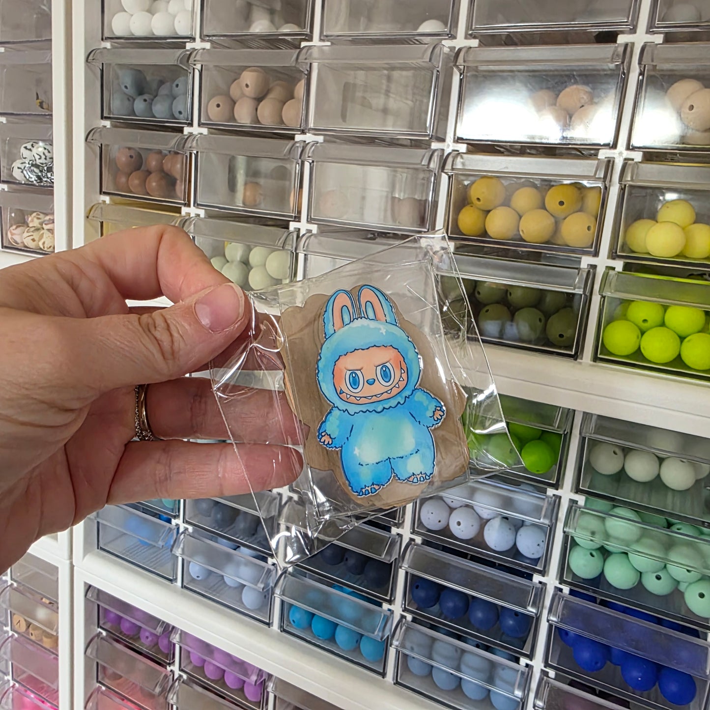 Bubu Blue 3pk (Acrylic & Decal)