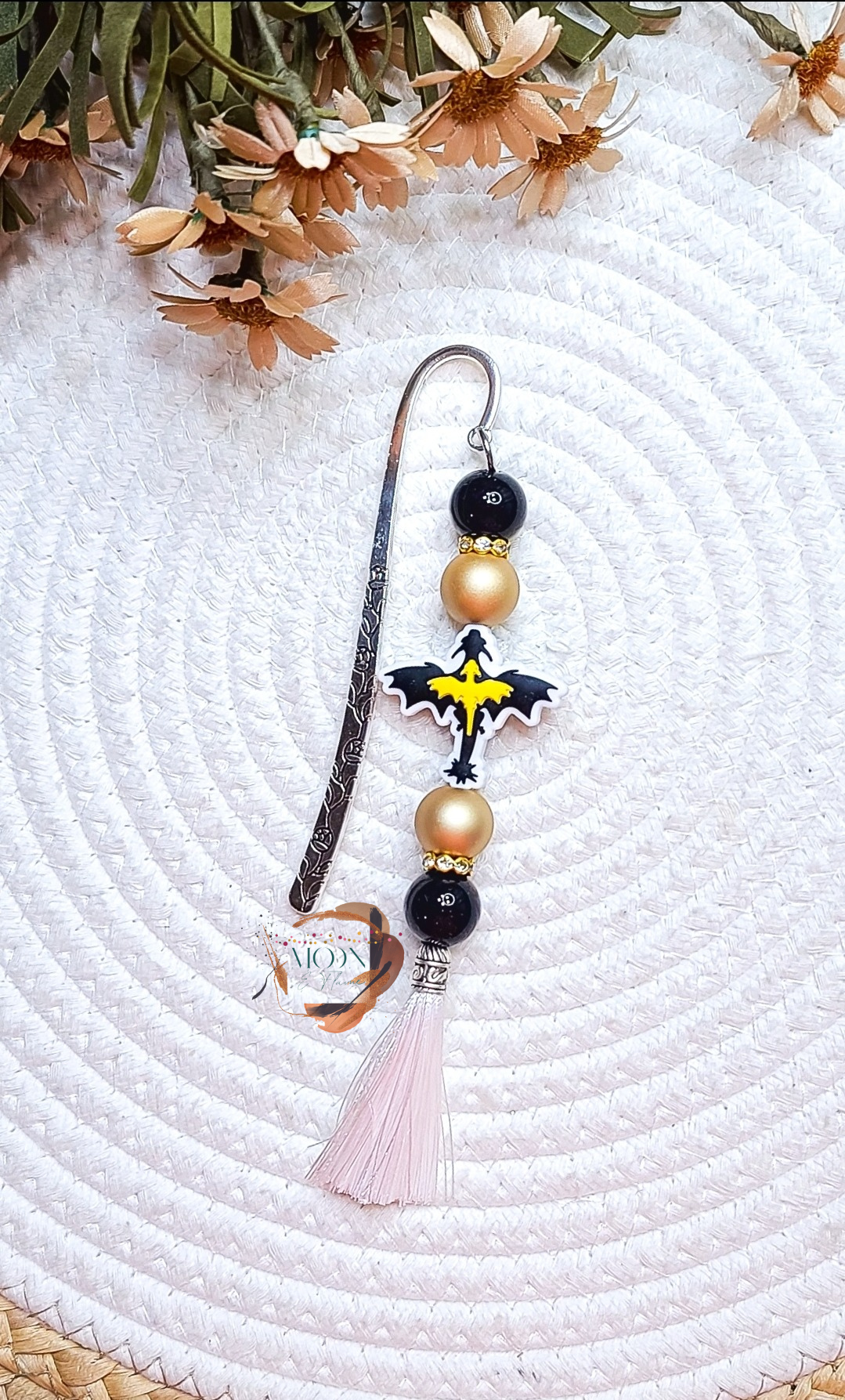 Dragon Beaded Bookmark