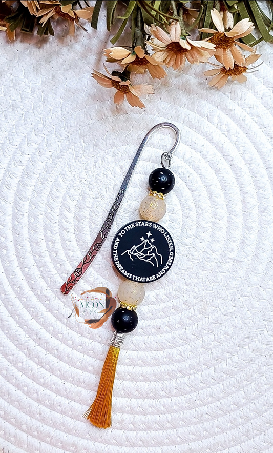 To The Stars Who Listen Beaded Bookmark