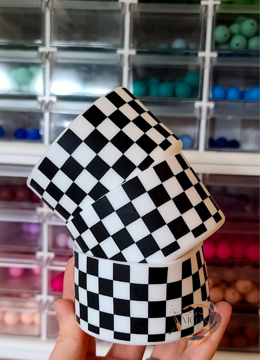 Checkered Tumbler Boot