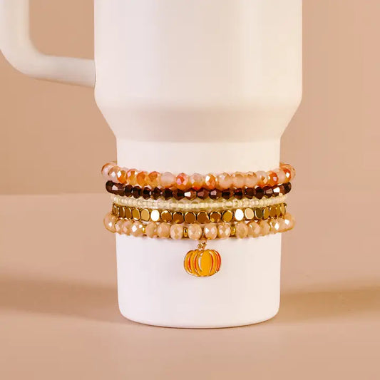 Autumn Tumbler Bracelet Stack