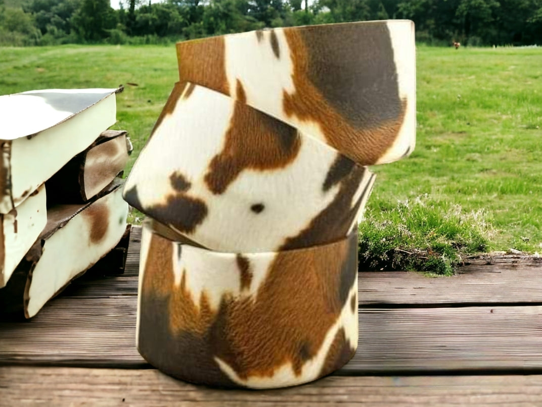 Brown Cowhide Tumbler Boot