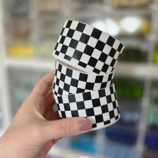 Checkered Tumbler Boot