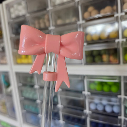 Liquid Pink Straw Topper