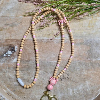 CUSTOM FULLY BEADED LANYARD