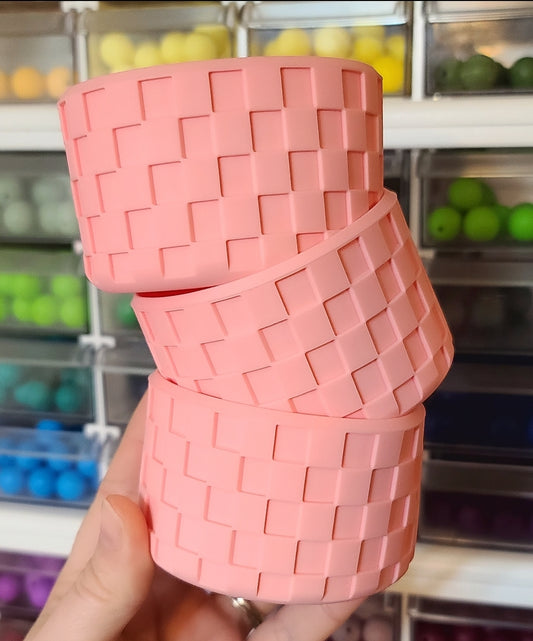 Pink Checkered Tumbler Boot