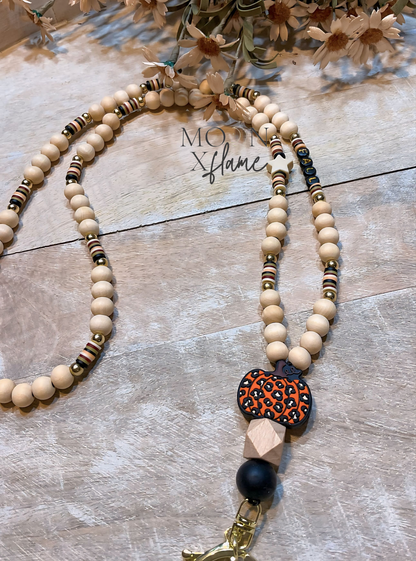 CUSTOM FULLY BEADED LANYARD