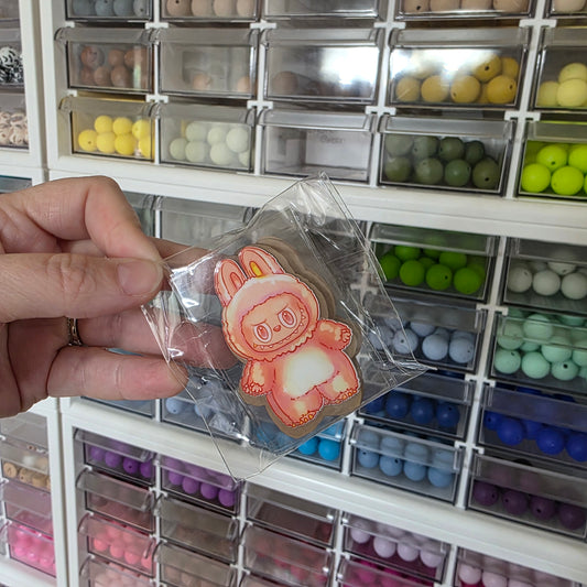 Bubu Orange 3 pk (Acrylic & Decal)