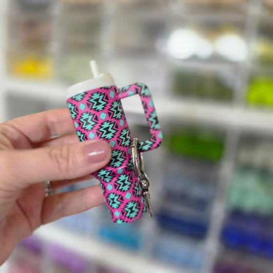 Pink Aztec Mini Tumbler