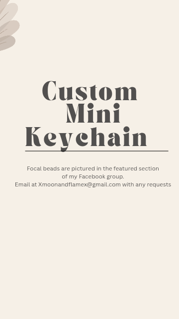 CUSTOM MINI KEYCHAIN