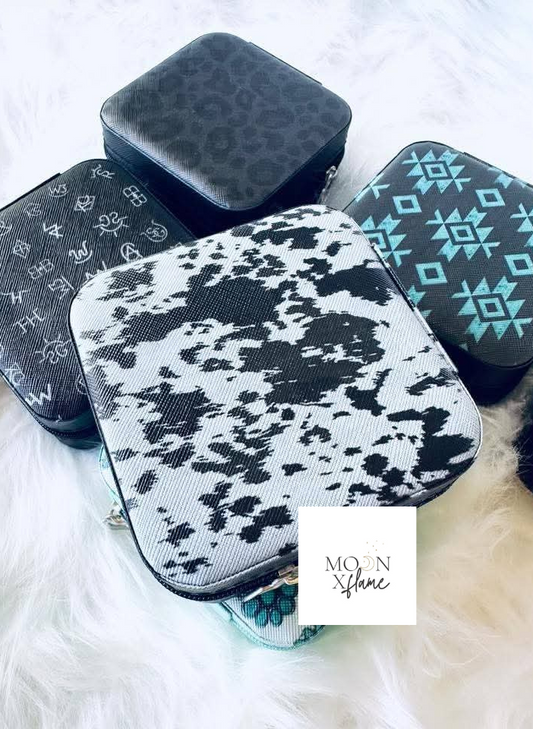 Cowhide Jewelry Box