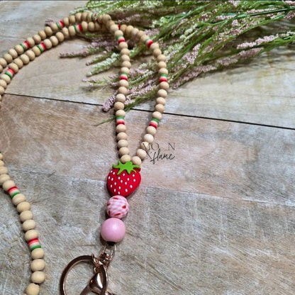 CUSTOM FULLY BEADED LANYARD