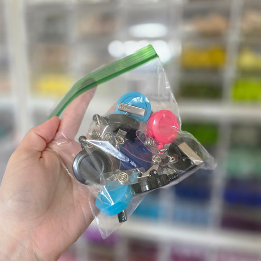 Pack of Badge Reels  (Alligator Clip)
