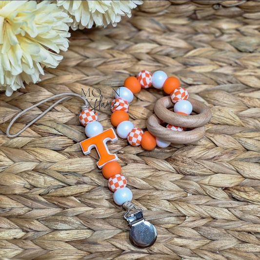 TNV Pacifier Clip/ Teether Rattle Set