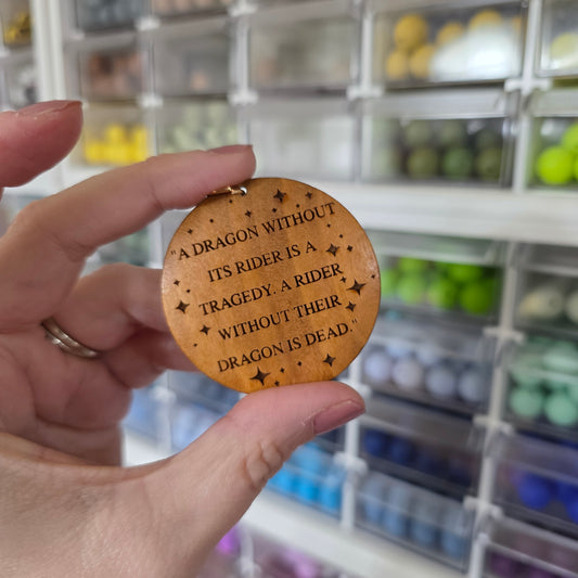 Wooden Tag (Clasp needs to be added)
