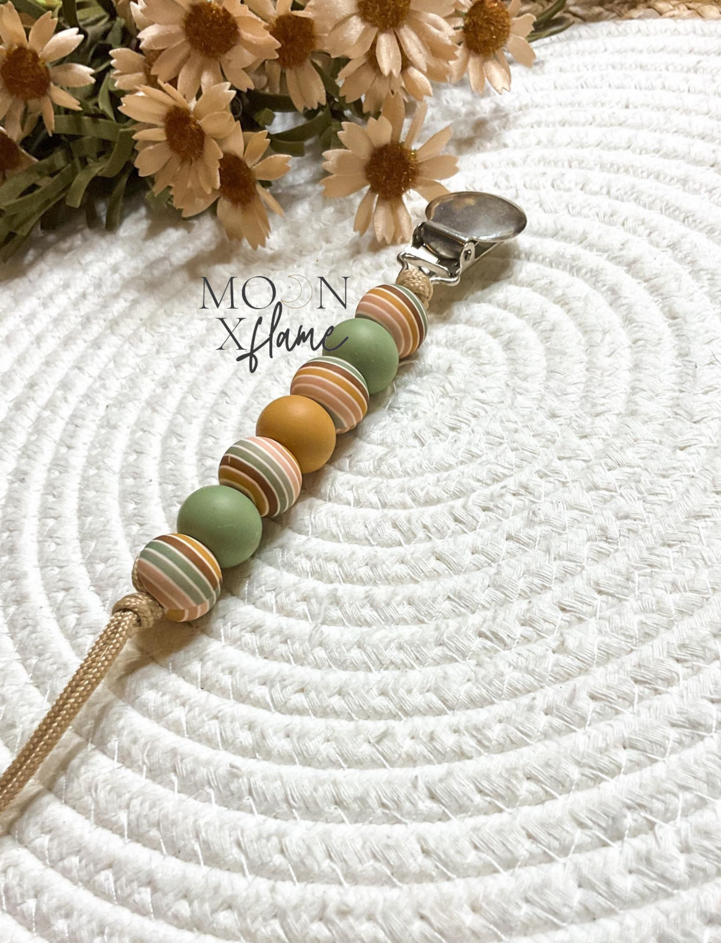 Boho Pacifier Clip