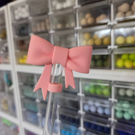 Pink Straw Topper