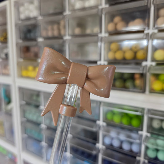 Tan Straw Topper