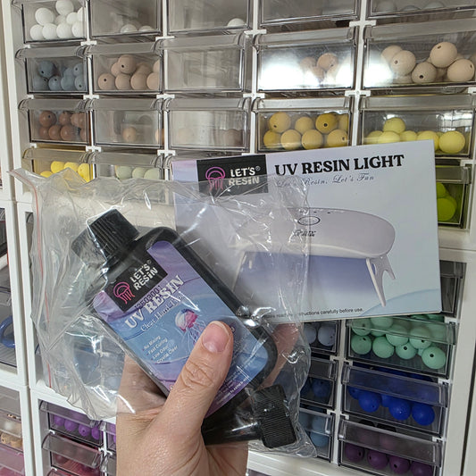 UV Resin Stater Kit (Light & Resin)