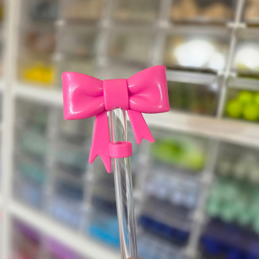 Bubblegum Pink Straw Topper