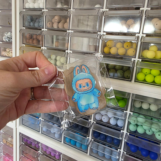 Bubu Blue 3pk (Acrylic & Decal)