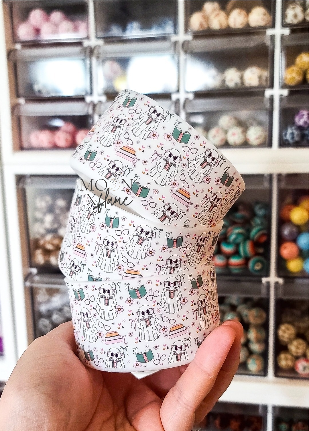 Book Ghostie Tumbler Boot